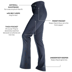 Compass Bootcut Tights