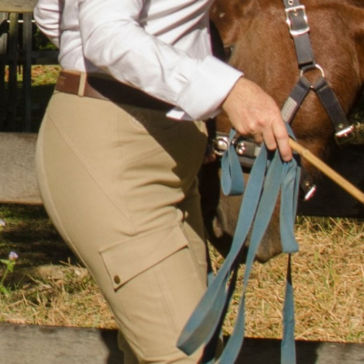 ladies horse riding gear Bootcut Horse Riding Pants with Cargo Pockets | Womens