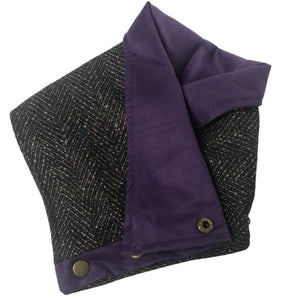 ride proud neck warmer in multi colour and purple