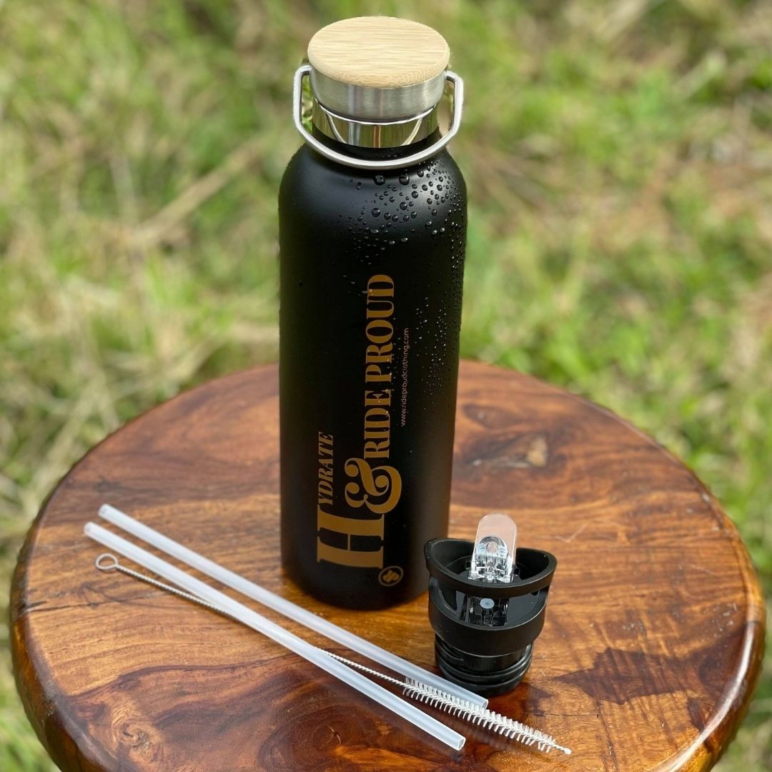 Thermos Drink Bottle Stainless Steel Ride Proud Clothing