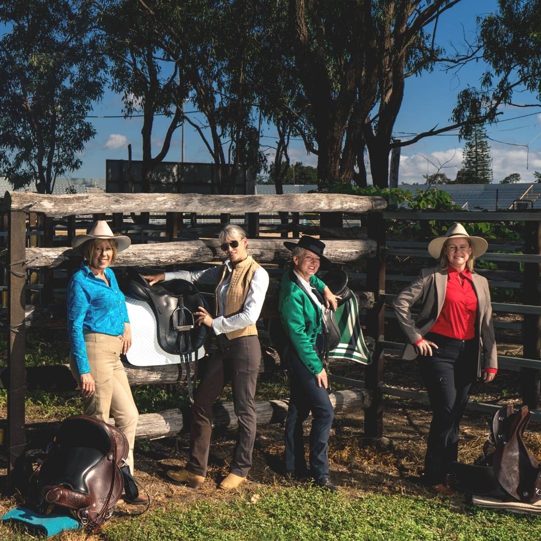 4 Women Wearing Horse Riding Pants