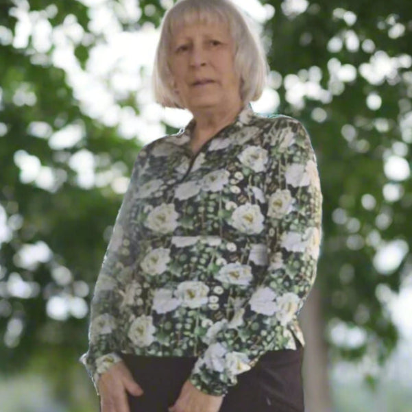woman in ride proud horse riding shirt in dark peony