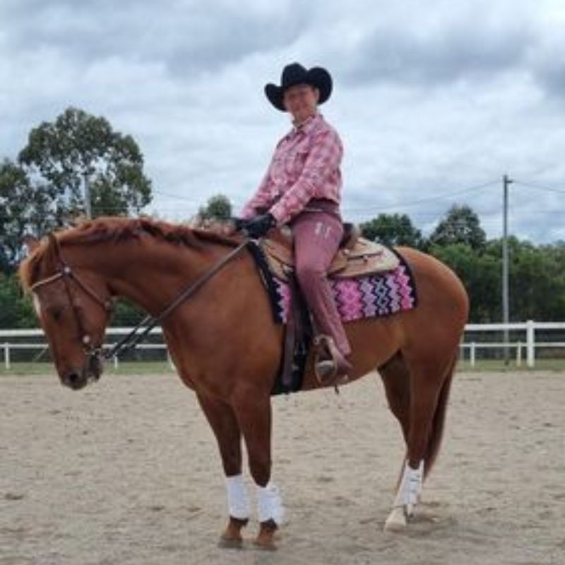 woman in ride proud pants limited edition burnt sienna