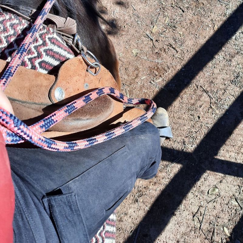 woman in ride proud trainers pants