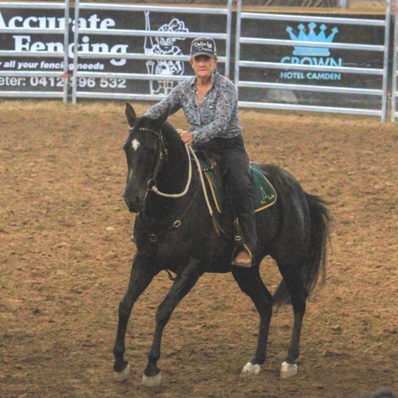 woman in ride proud trainers pants