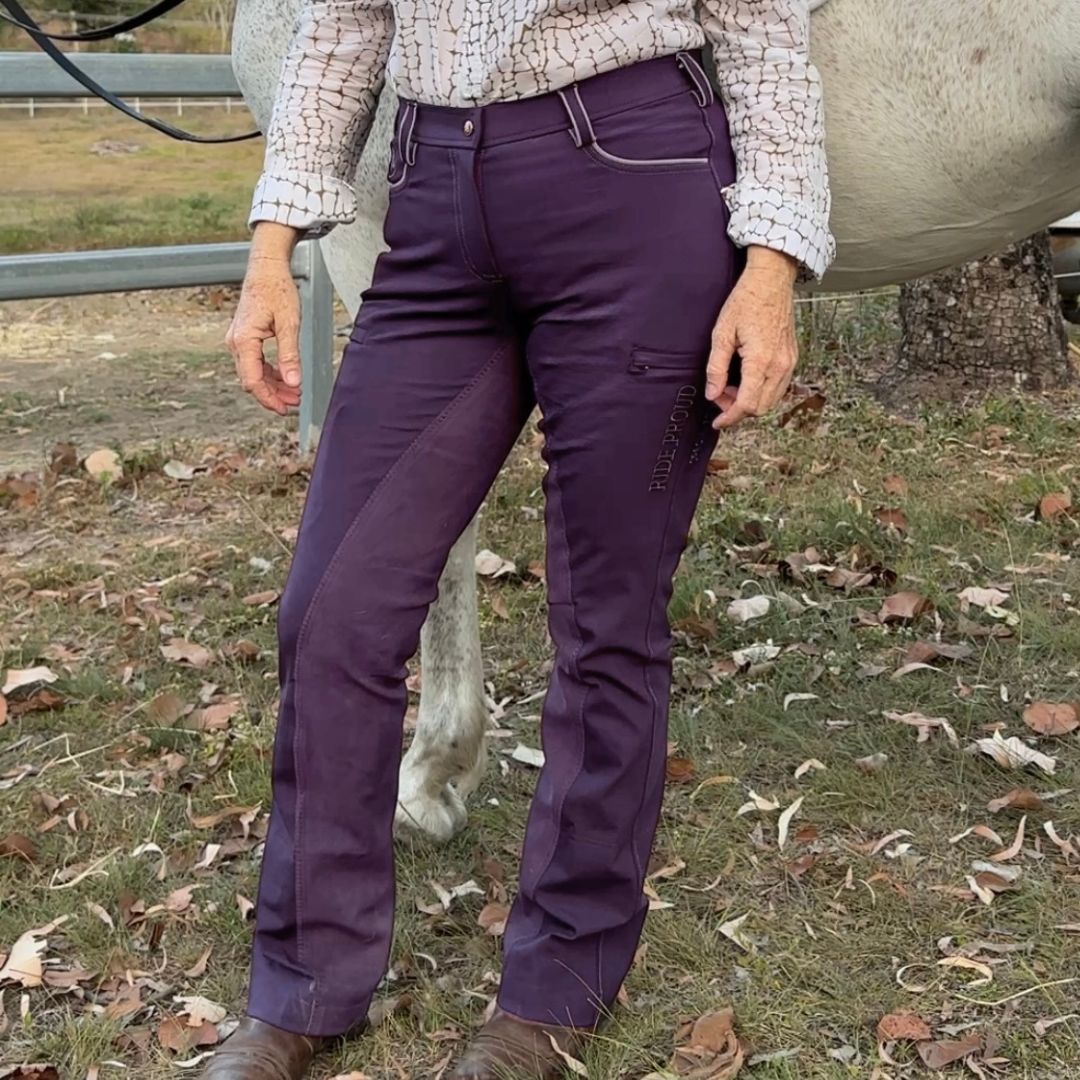 Special Edition Horse Riding Pants:  Burdekin (Plum)