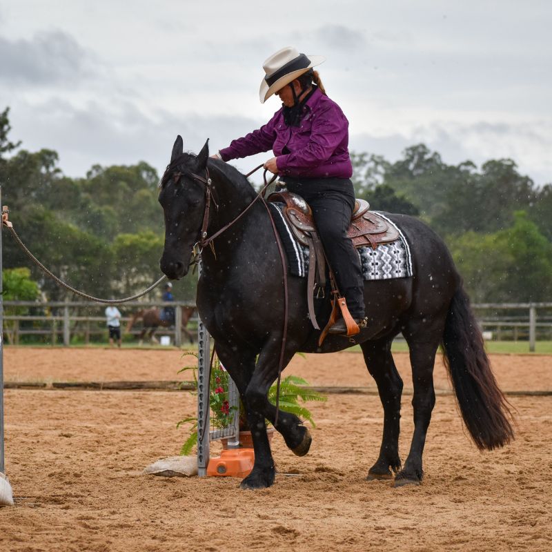 Jo Campbell wearing ride proud equitation pants