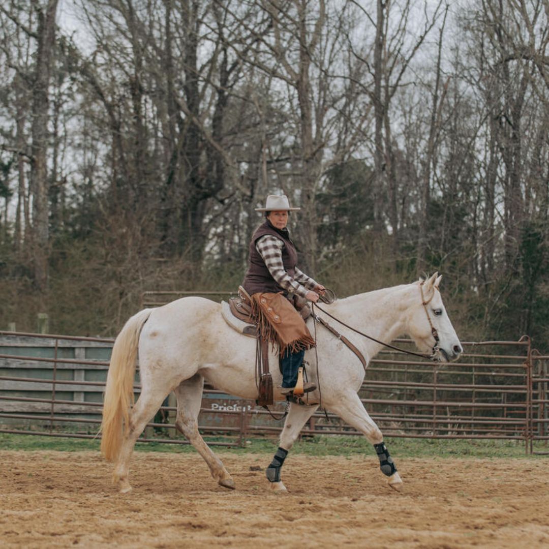 horse rider in horse riding horizon jeans ride proud clothing