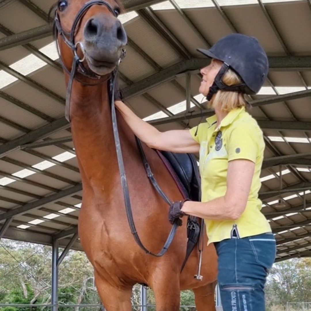 woman in ride proud horse riding jeans show ring