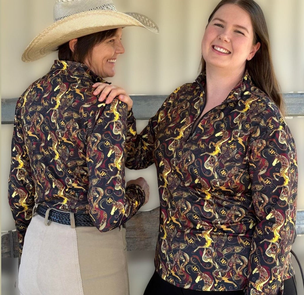 Abstract Horse Shirt & Compass Tights Bundle