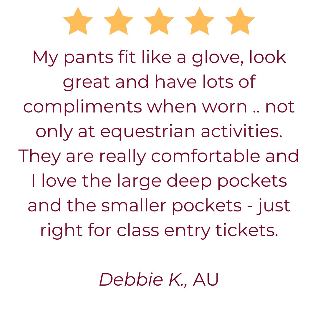 customer review equitation horse riding pants