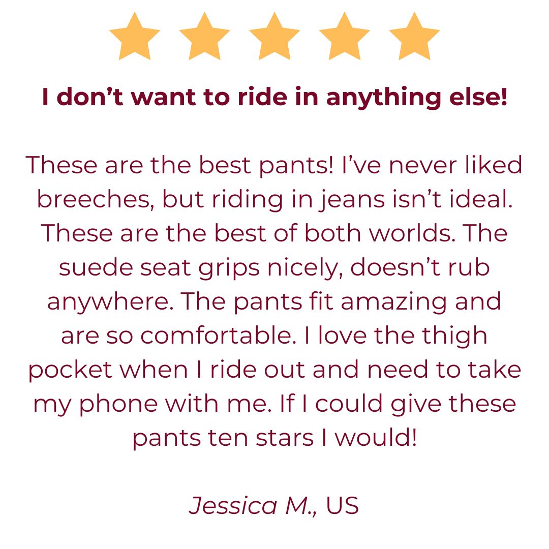 customer review equitation horse riding pants