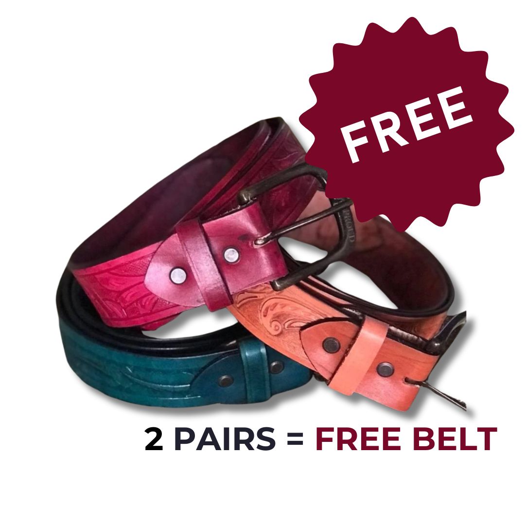 2 pairs of pants order and you get a free belt