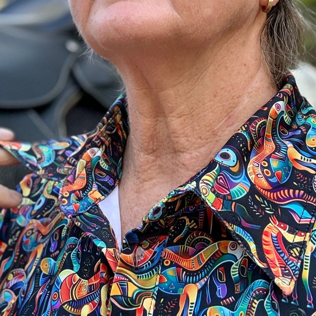Collar and Cuff in Kaleidoscope