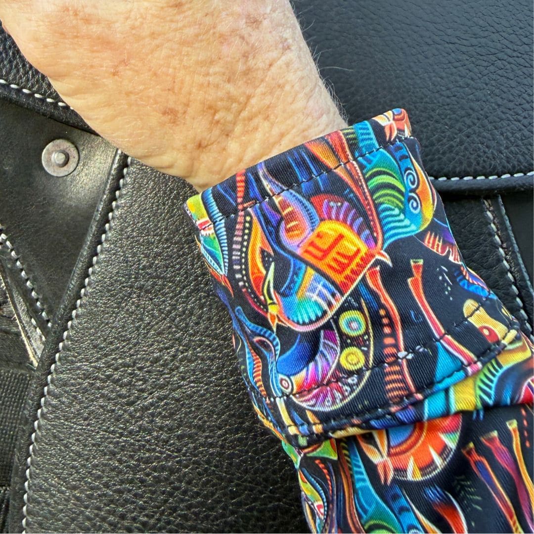 Collar and Cuff in Kaleidoscope