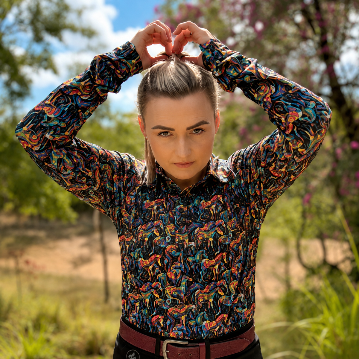 Collar and Cuff in Kaleidoscope