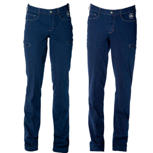 Woman and Man wearing Legends Horse Riding Jeans (Unisex style)
