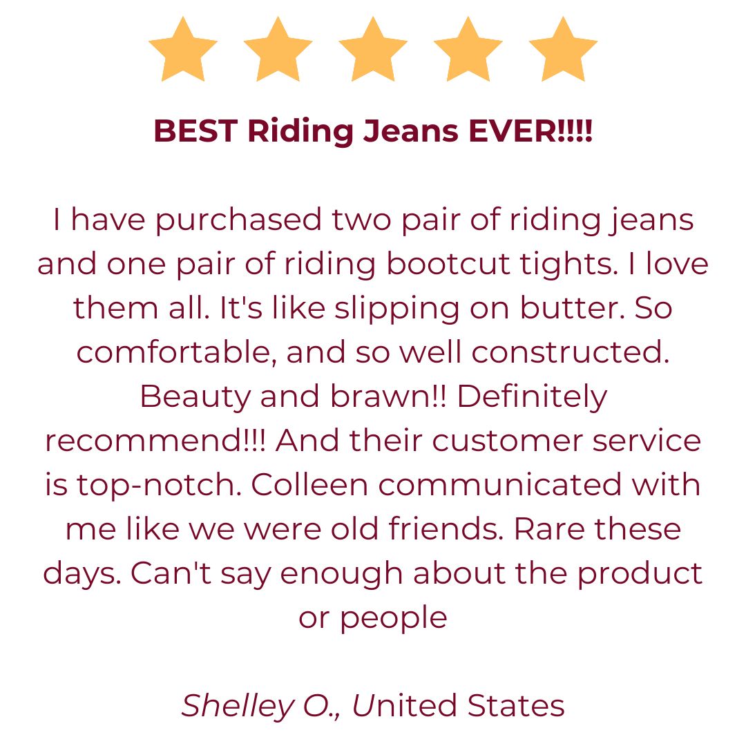 customer review new horizons
 horse riding pants