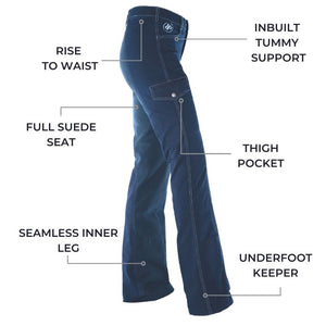 new horizons horse riding jeans design feature