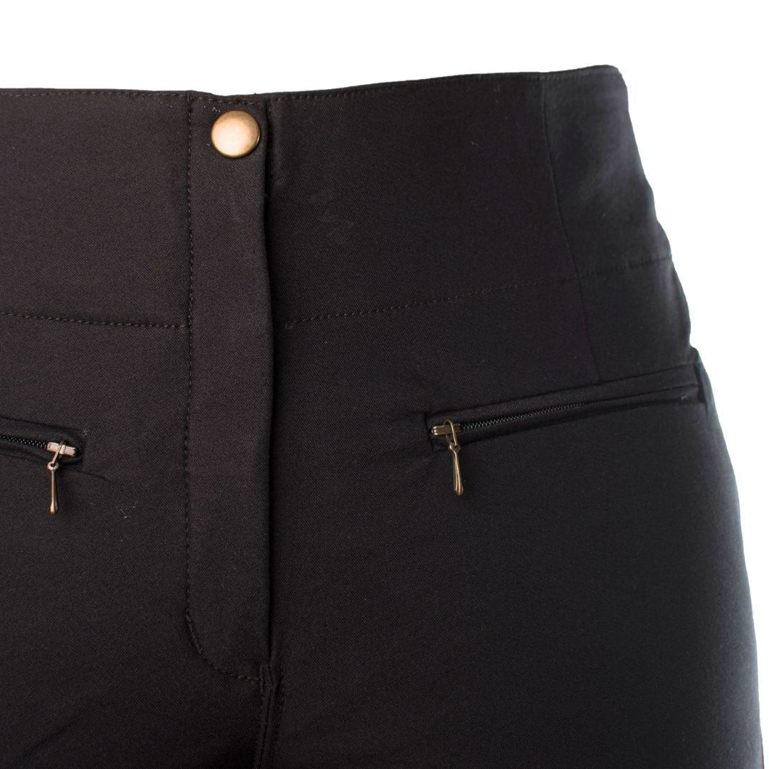 Ride Proud Equitation Horse Riding Pants, Product Image Front Waist Detail