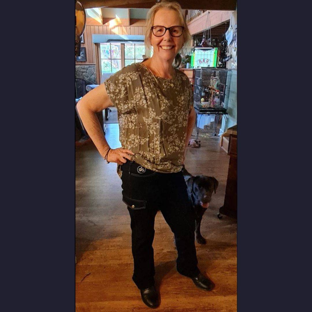 woman in ride proud stable horizon horse riding jeans