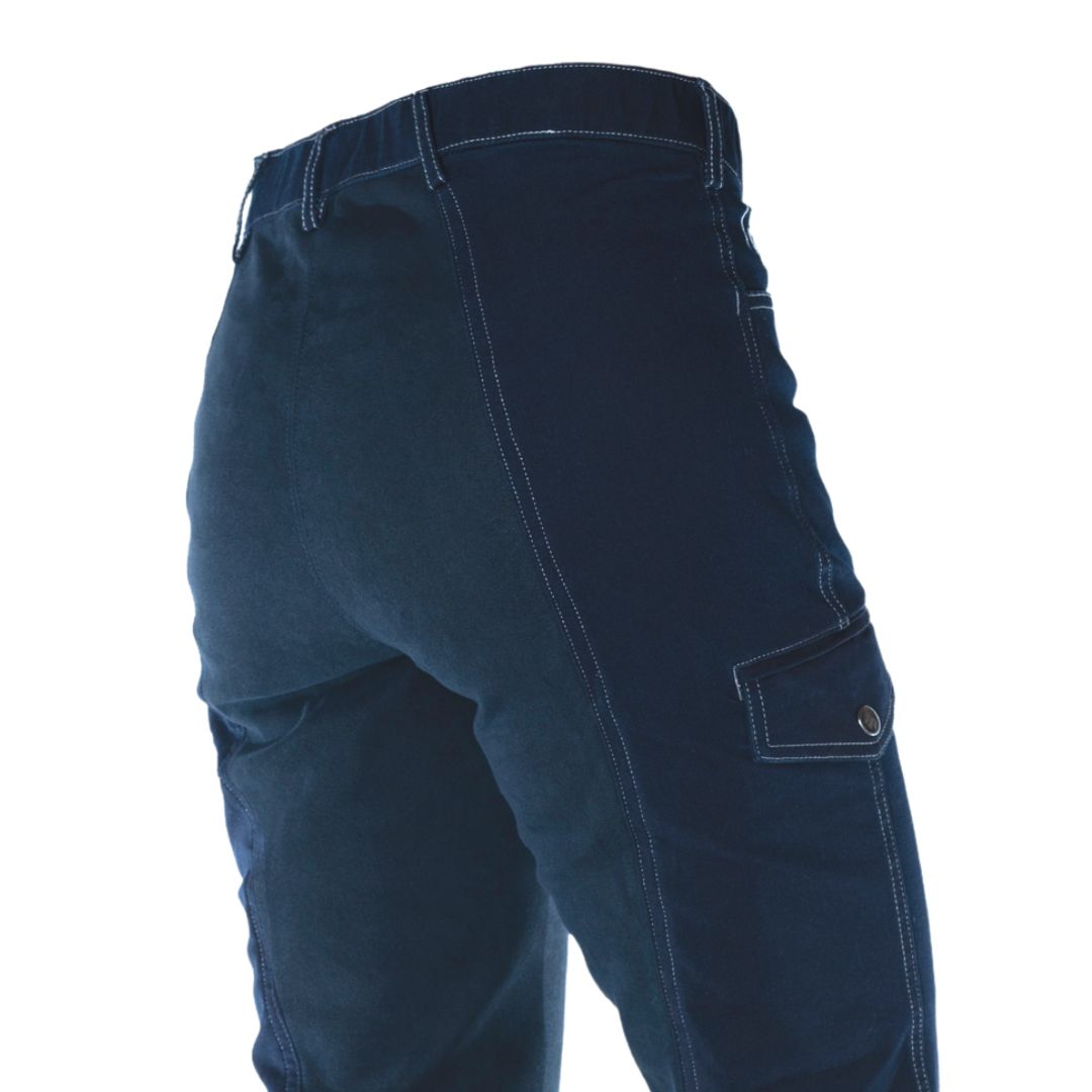 ride proud new horizon horse riding jeans back detail