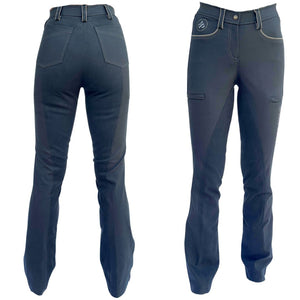 Front & Back Views of Special Edition Horse Riding Pants from Ride Proud, Savannah