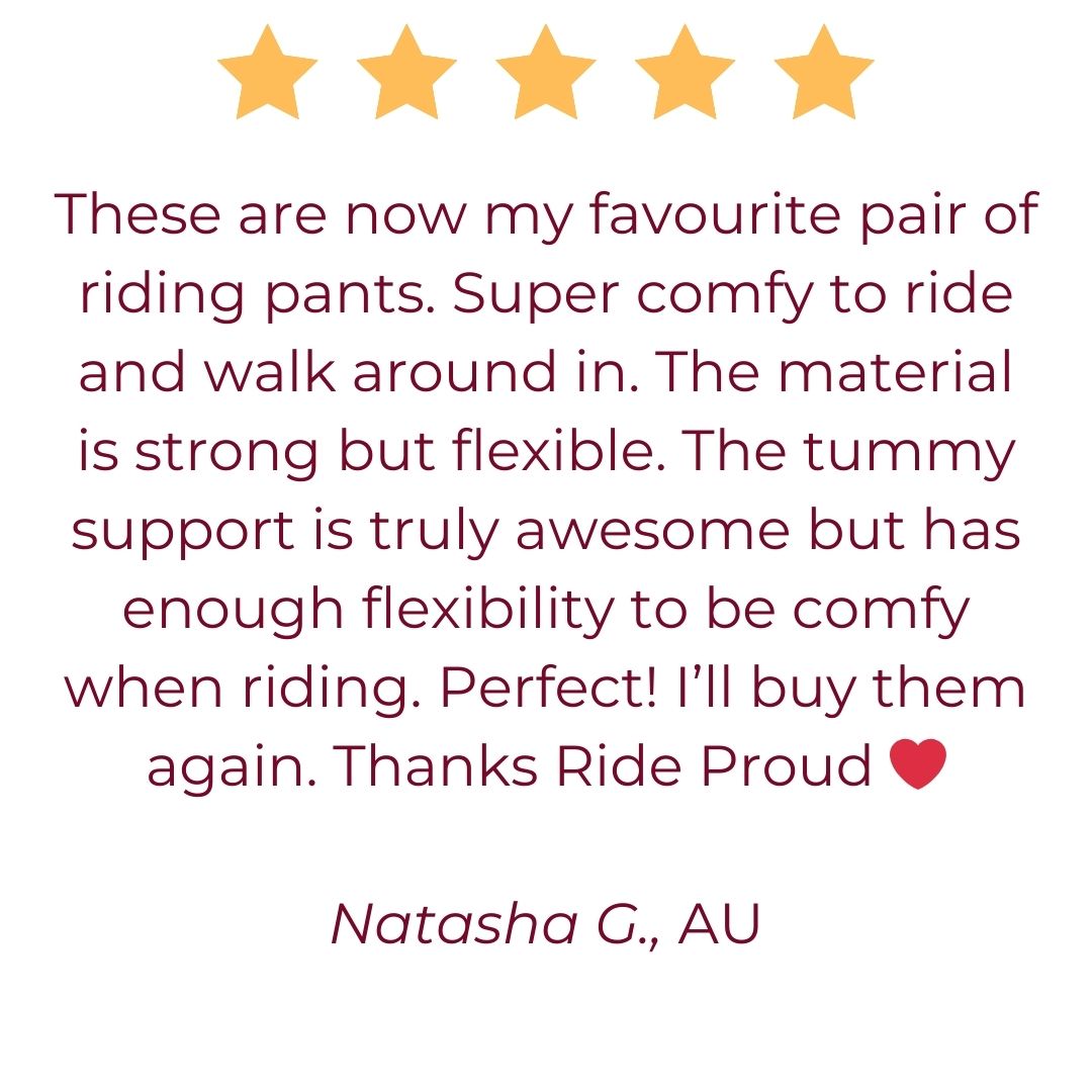 customer review trainers horse riding pants