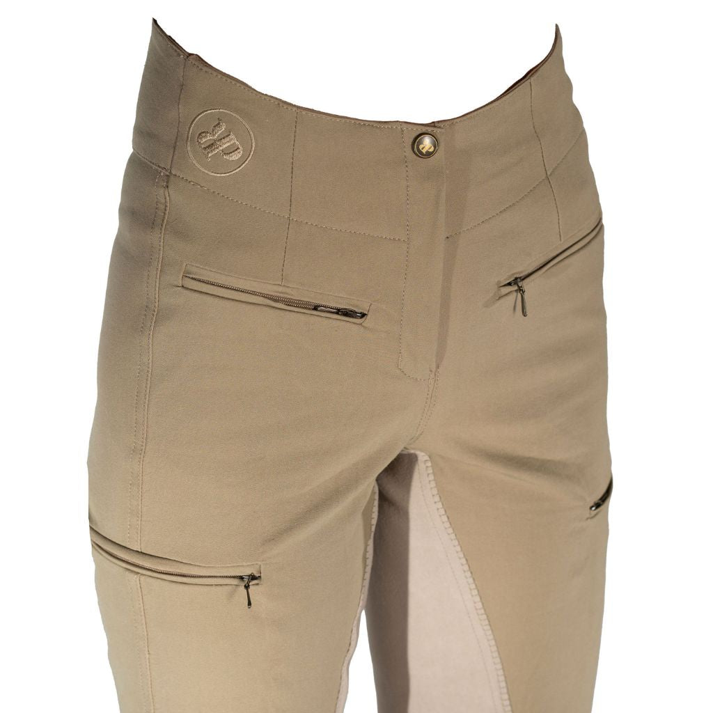 equitation horse riding pants in wheat
