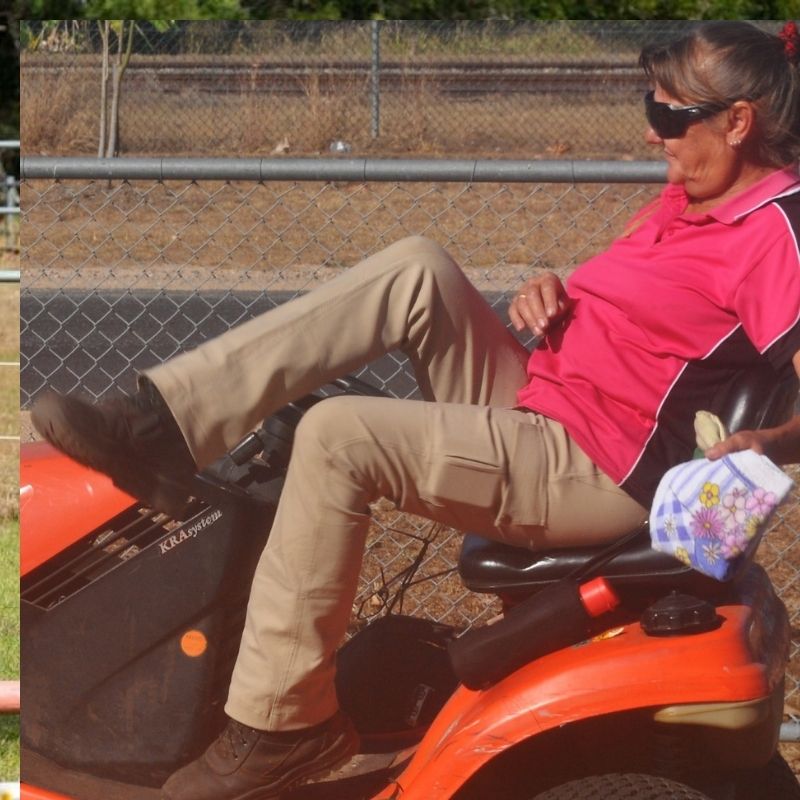 woman sitting wearing Trainers Horse Riding Pants