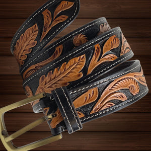 2 Tone Leather Belts